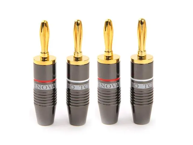 Разъем Tchernov Cable Banana Plug Reference G / set 4 - фото