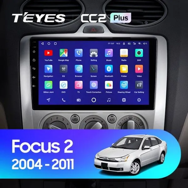 ШГУ Teyes CC2 Plus 3/32 GB Ford Focus 2 2004-2011 - фото