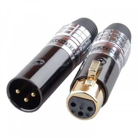 Разъемы Tchernov Cable XLR Plug Ultimate / Male/female pair (Yellow) - фото