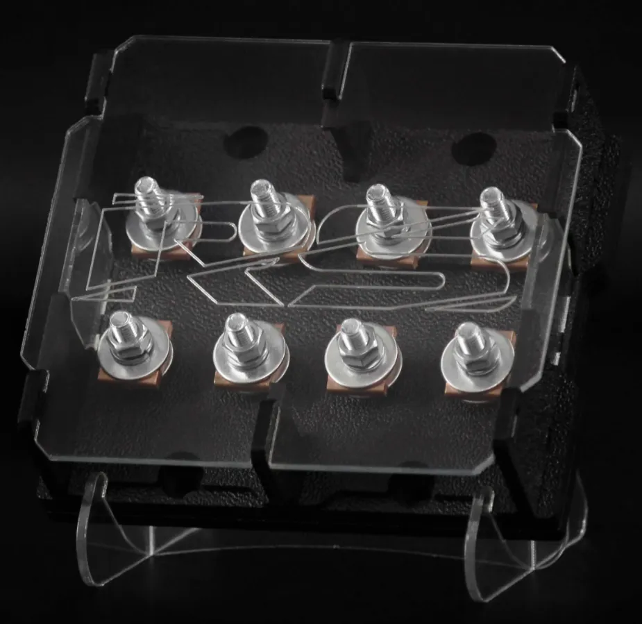 Держатель предохранителя Global Tuning ANL 4-канальный - фото Держатель предохранителя Global Tuning ANL 4-канальный - фото