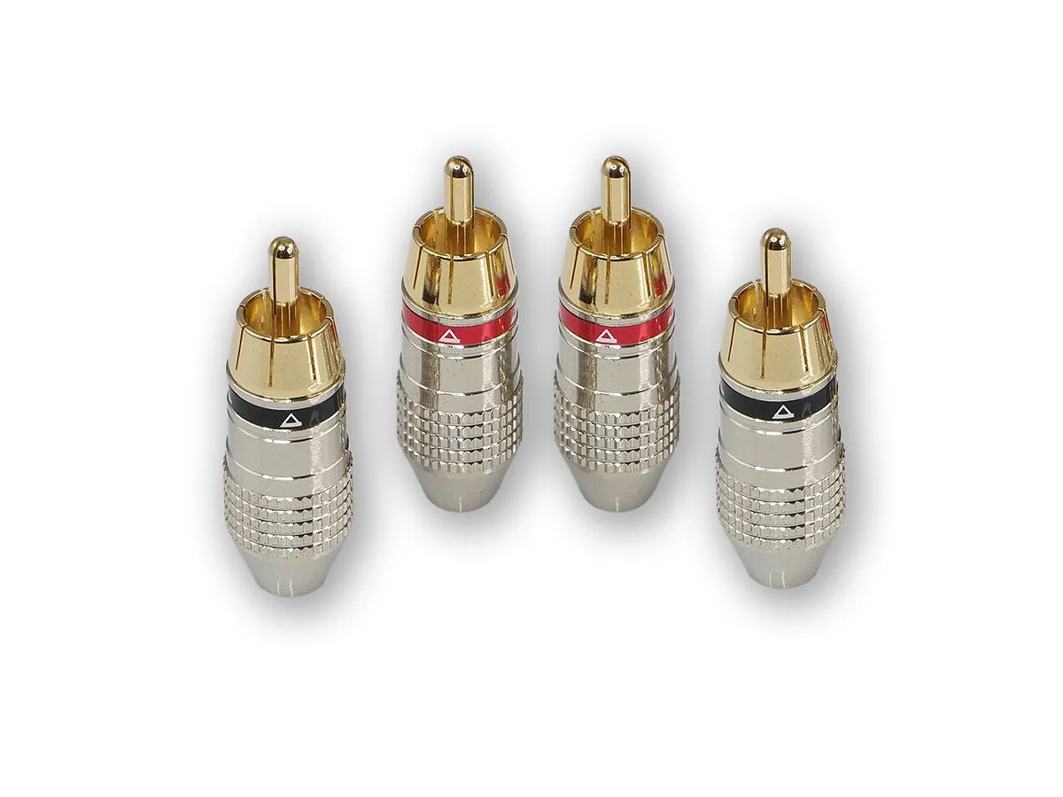 RCA - разъем Aura RCA-P612 (4шт) - фото