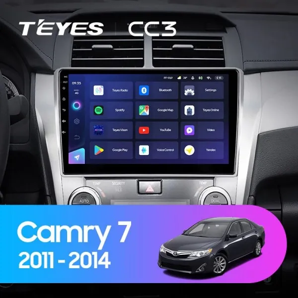 ШГУ Teyes CC3 4/64 GB Toyota Camry XV50 2011-2014 - фото