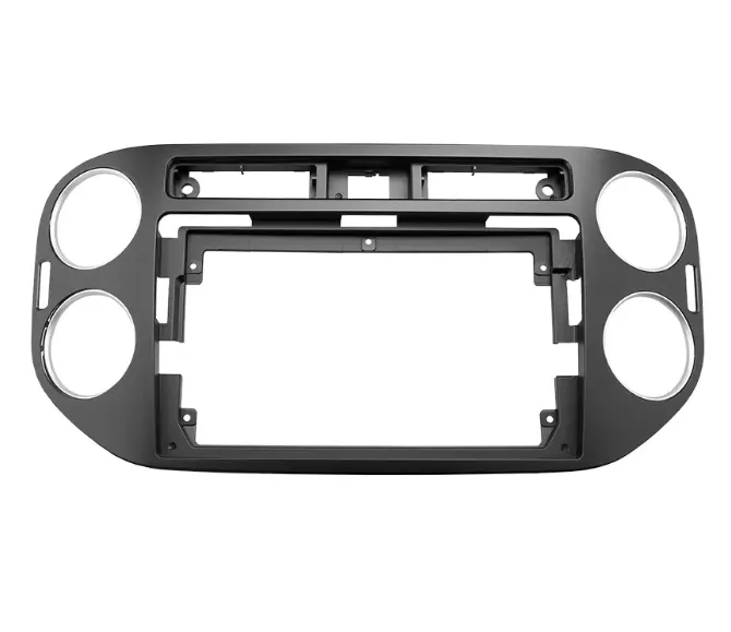 Рамка переходная + UMS-провод Teyes Dogma Volkswagen Tiguan 1/ Golf Plus 2004-2014 black F1 - фото