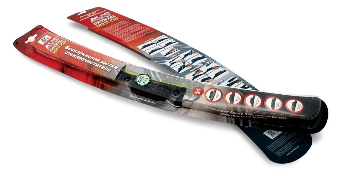 Щетка бескаркасная AVS 66см "26" - фото Щетка бескаркасная AVS 66см "26" - фото