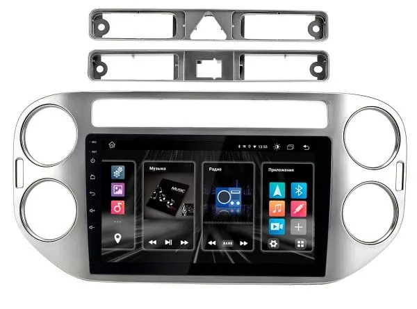 ШГУ INCAR DTA-8604 VW Tiguan 10-15 Android 9" - фото