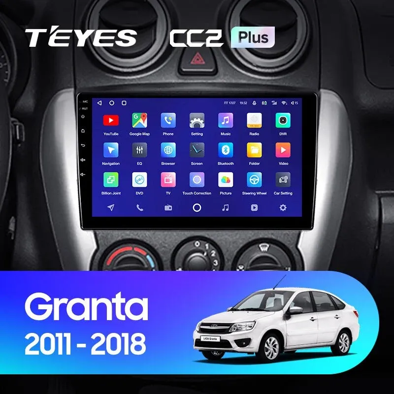 Комплект магнитолы TEYES CC2 Plus 9.0" для ВАЗ (LADA) Granta I 2011-2018