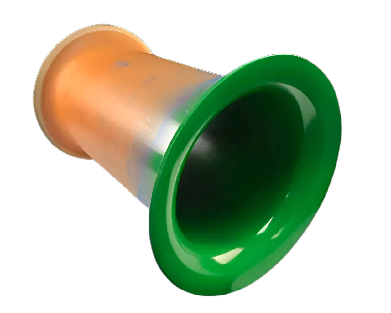 Труба-раскрыв 250 мм зеленая - фото