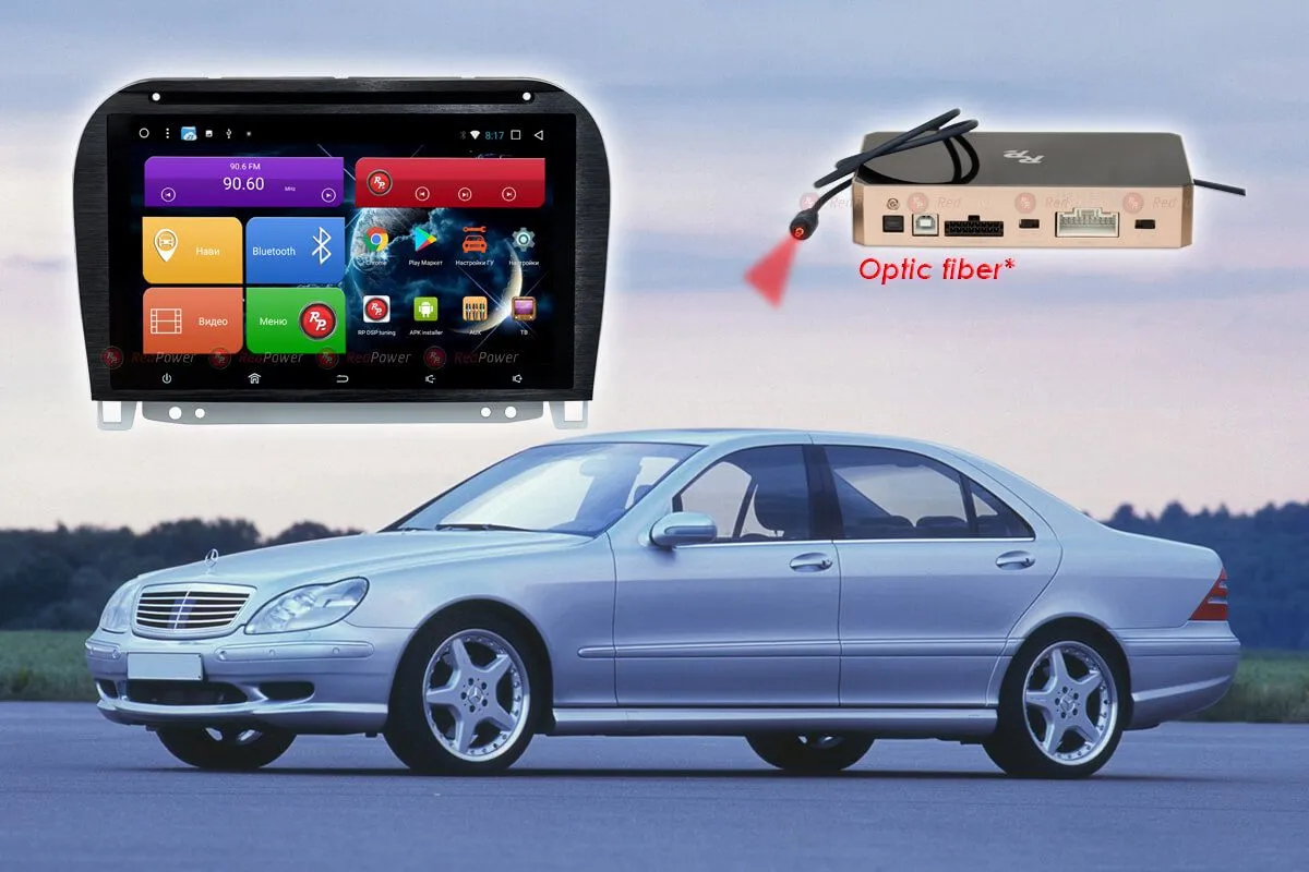 Автомагнитола RedPower 31350 IPS DSP Mercedes-Benz S-Class (1998-2005) - фото