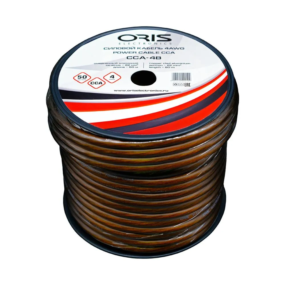 Силовой кабель Oris CCA-4B (1б-50м)(1м) - фото