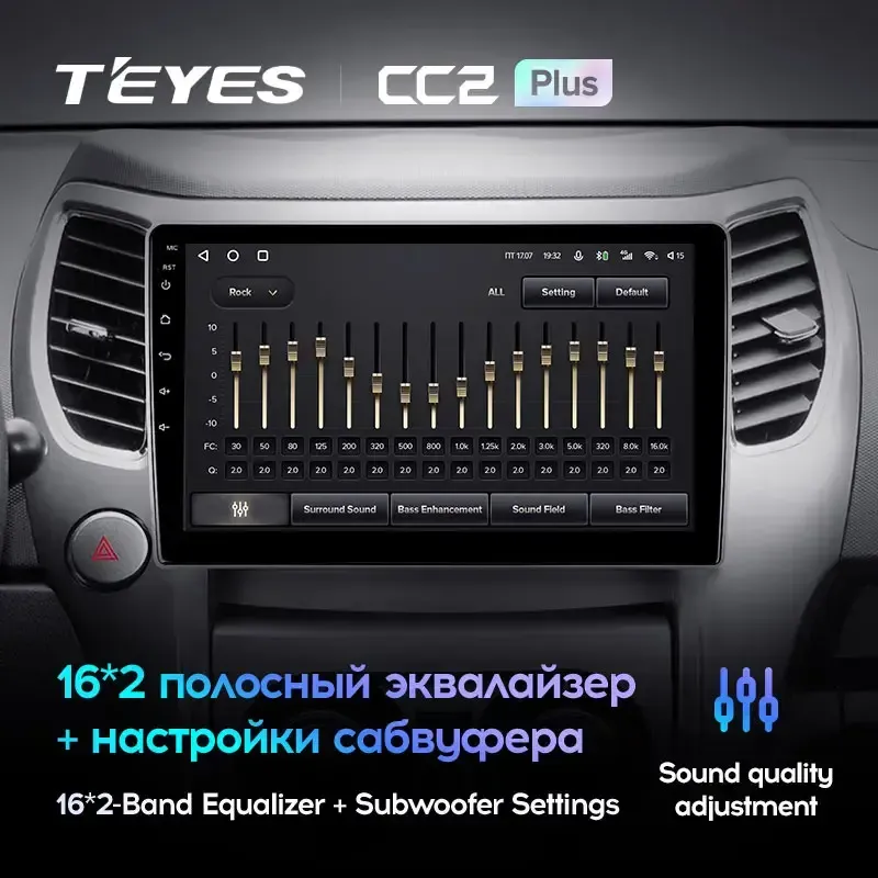 Комплект магнитолы TEYES CC2 Plus 10.2" для Great Wall Hover M4