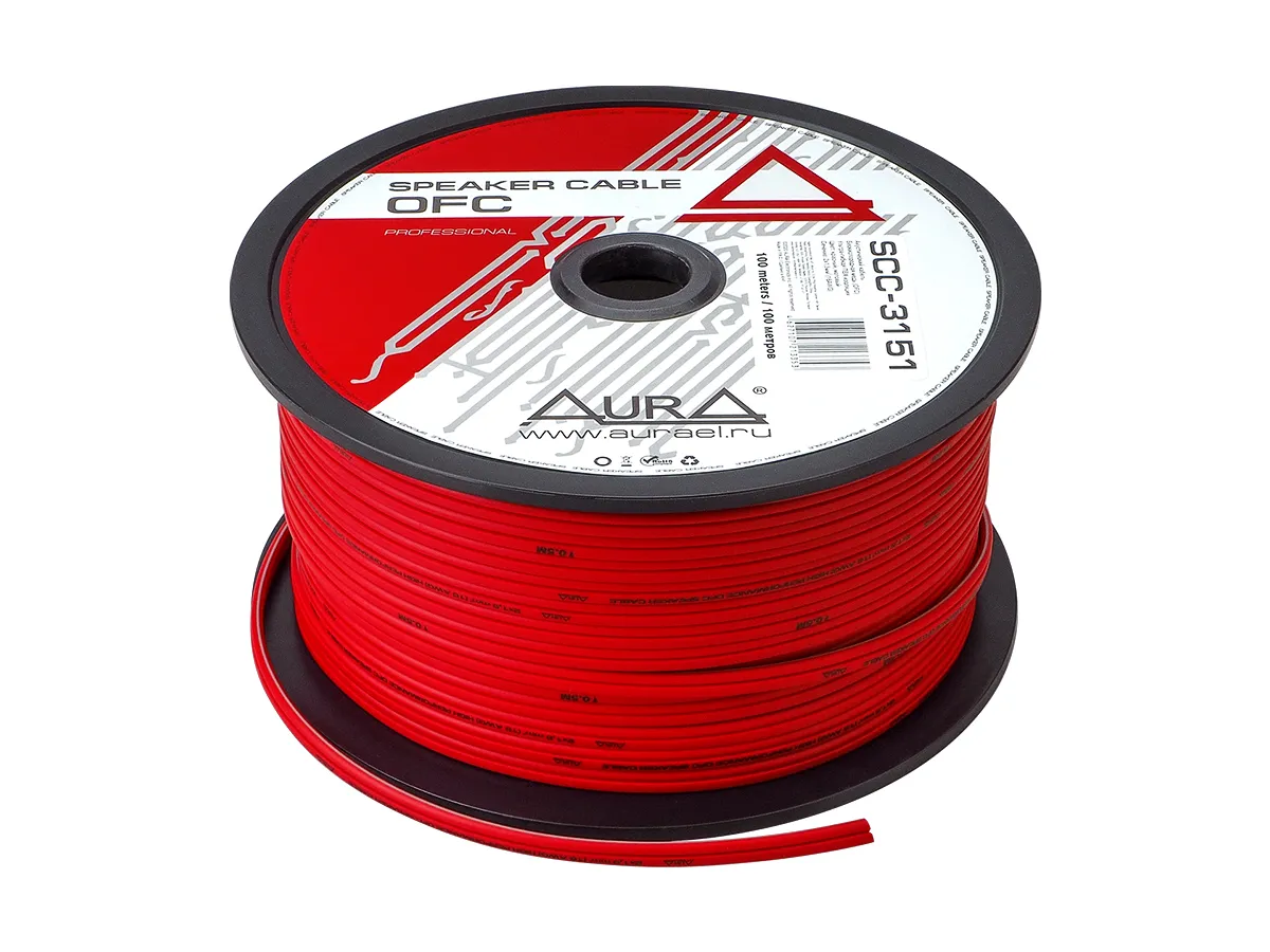 Акустический кабель Aura SCC-3151 (1б-100м) (1м) - фото