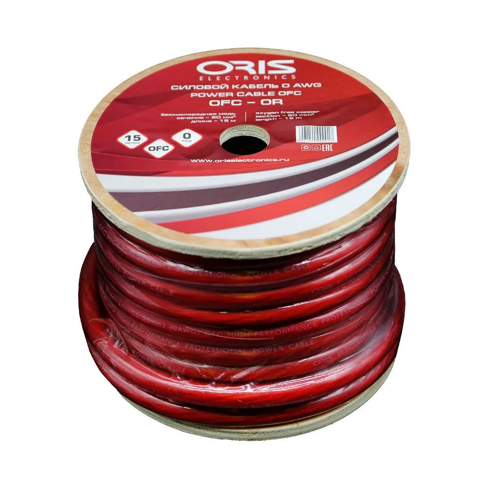 Силовой кабель Oris OFC-0R (1б-15м)(1м) - фото