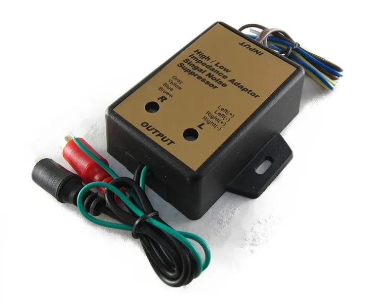 Преобразователь AUDIO NOVA LOC.1 2-х каналов  выход ГУ до 30Вт в линейный RCA - фото