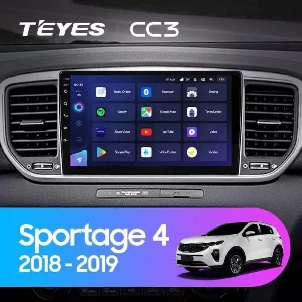 ШГУ Teyes CC3 4/64 GB Kia Sportage 4 2018-2020 - фото